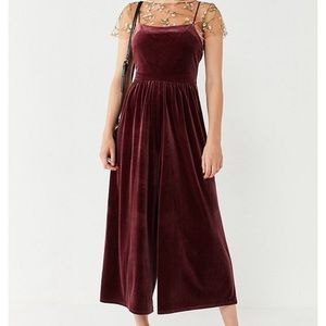 Urban Outfitters Velvet Jumpsuit